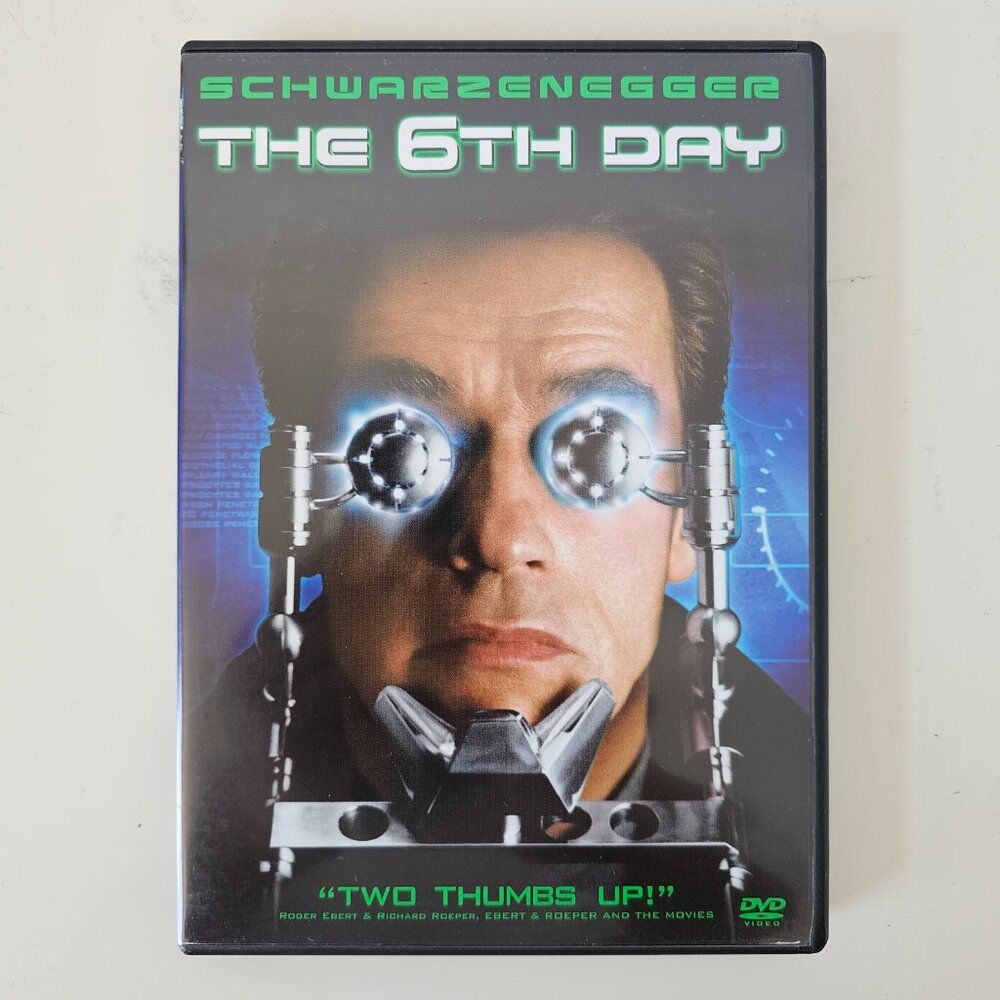 The 6th Day DVD 2000 Widescreen - Arnold Schwarzenegger, Michael Rapaport
